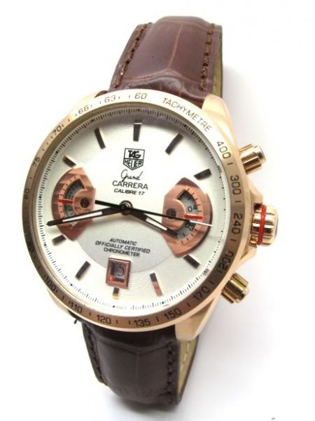 REL GIO TAG HEUER GRAND CARRERA CALIBRE 17 GOLD Queromix