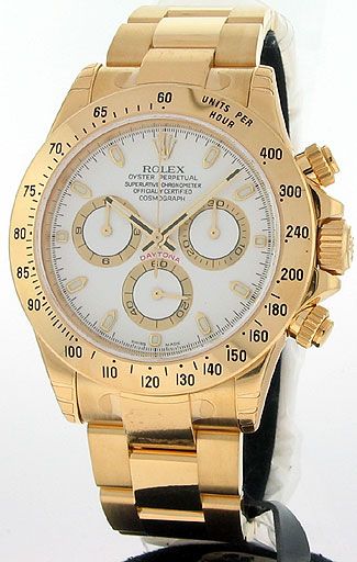 Relógio Rolex Daytona Gold Full Withe